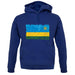 Rwanda Grunge Style Flag unisex hoodie