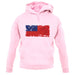 Samoa Grunge Style Flag unisex hoodie