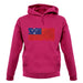 Samoa Grunge Style Flag unisex hoodie