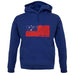 Samoa Grunge Style Flag unisex hoodie