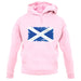 Scotland Grunge Style Flag unisex hoodie