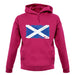 Scotland Grunge Style Flag unisex hoodie