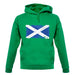 Scotland Grunge Style Flag unisex hoodie