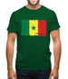 Senegal Grunge Style Flag Mens T-Shirt