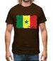 Senegal Grunge Style Flag Mens T-Shirt