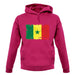 Senegal Grunge Style Flag unisex hoodie