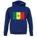 Senegal Grunge Style Flag unisex hoodie