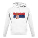 Serbia Grunge Style Flag unisex hoodie