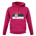 Serbia Grunge Style Flag unisex hoodie