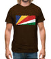 Seychelles Grunge Style Flag Mens T-Shirt