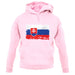 Slovakia Grunge Style Flag unisex hoodie