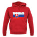 Slovakia Grunge Style Flag unisex hoodie