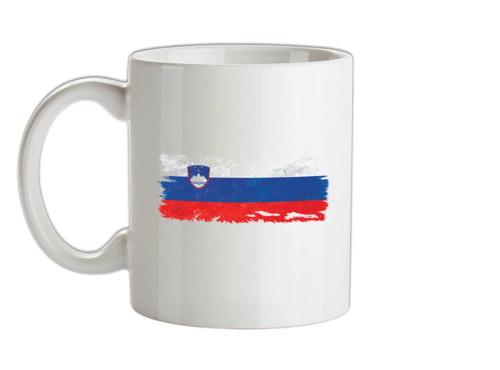 Slovenia Grunge Style Flag Ceramic Mug