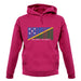 Solomon Islands  Barcode Style Flag unisex hoodie