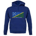 Solomon Islands  Barcode Style Flag unisex hoodie