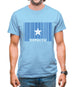 Somalia Barcode Style Flag Mens T-Shirt