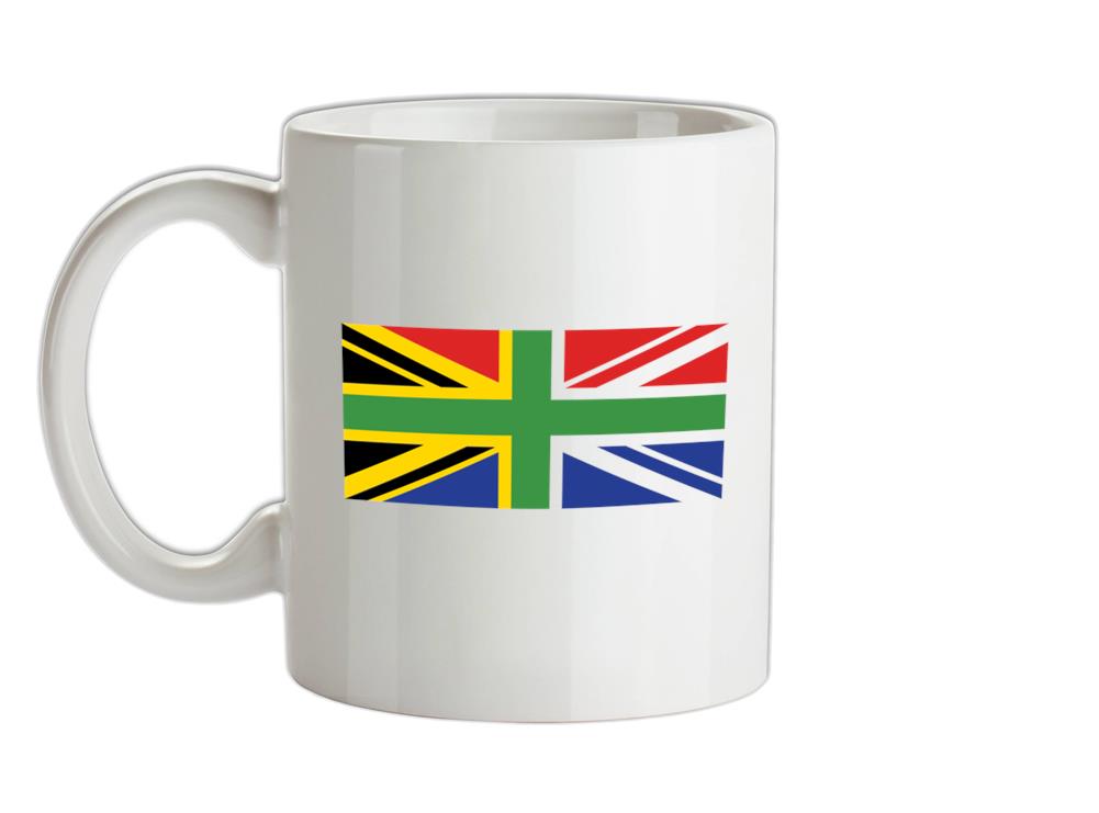 South African Union Jack Flag Ceramic Mug