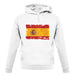 Spain Grunge Style Flag unisex hoodie