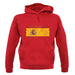 Spain Grunge Style Flag unisex hoodie