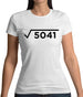Square Root Birthday 71 Womens T-Shirt