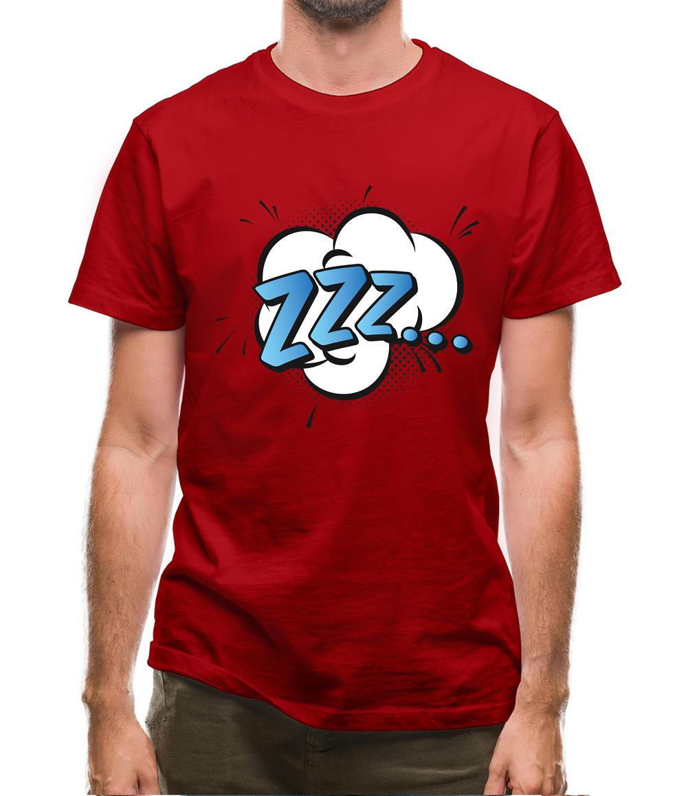 Zzz! Word Art Mens T-Shirt