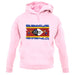 Swaziland Grunge Style Flag unisex hoodie