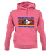 Swaziland Grunge Style Flag unisex hoodie