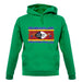 Swaziland Grunge Style Flag unisex hoodie