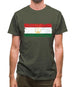 Tajikistan Grunge Style Flag Mens T-Shirt