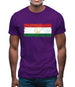 Tajikistan Grunge Style Flag Mens T-Shirt