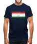 Tajikistan Grunge Style Flag Mens T-Shirt