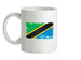 Tanzania Grunge Style Flag Ceramic Mug
