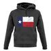 Texas Grunge Style Flag unisex hoodie