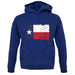 Texas Grunge Style Flag unisex hoodie