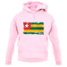 Togo Grunge Style Flag unisex hoodie