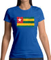 Togo Grunge Style Flag Womens T-Shirt