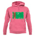 Turkmenistan Grunge Style Flag unisex hoodie