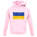 Ukraine Grunge Style Flag unisex hoodie