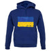 Ukraine Grunge Style Flag unisex hoodie