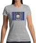 Utah Barcode Style Flag Womens T-Shirt