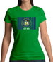 Utah Barcode Style Flag Womens T-Shirt