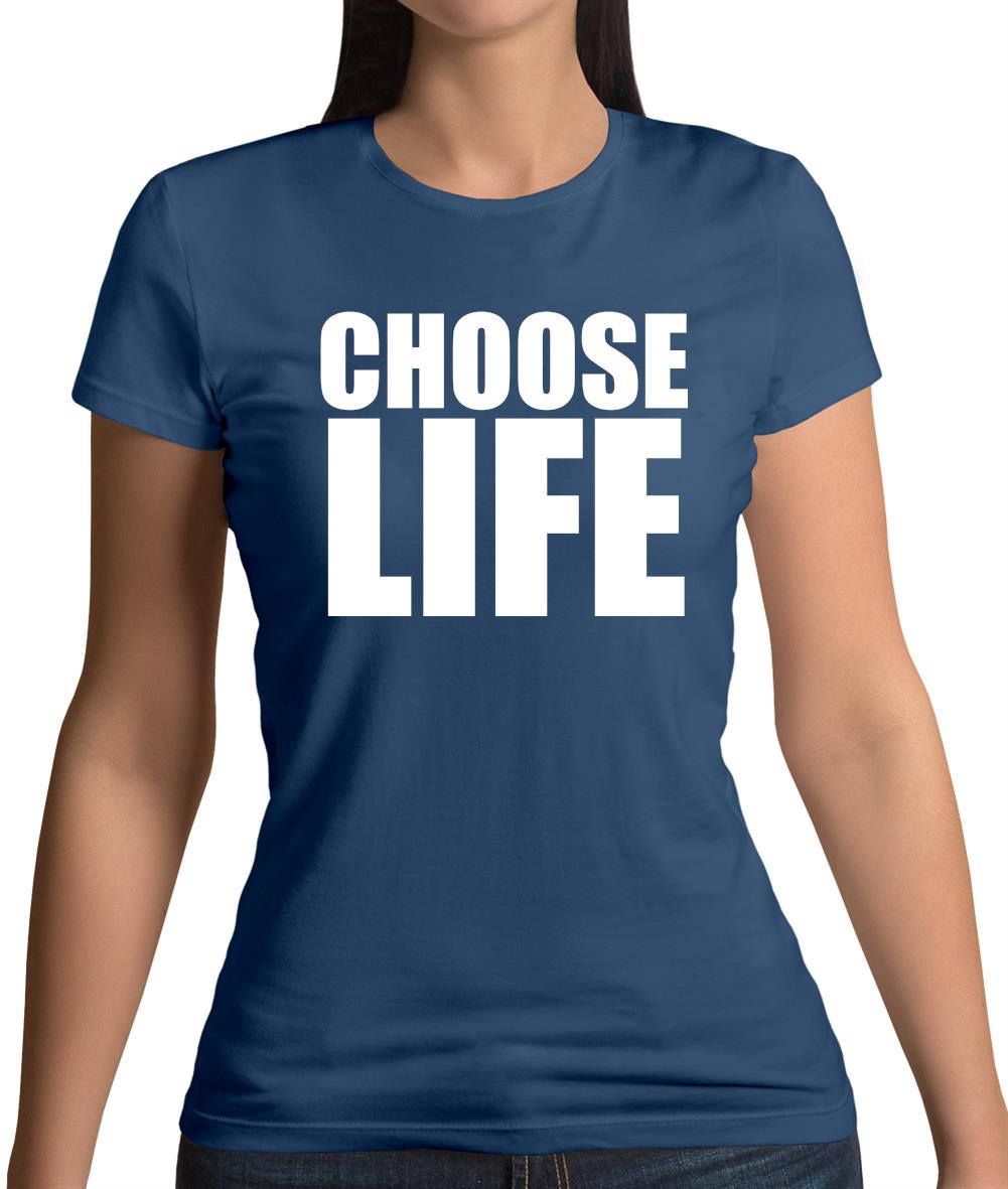 choose life t shirt women's