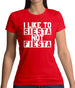 I Like To Siesta Not Fiesta Womens T-Shirt