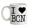 I Heart Bacon Ceramic Mug