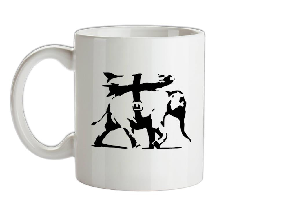 Banksy - Bomb Elephant Ceramic Mug
