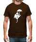 Banksy Flying Rat Mens T-Shirt