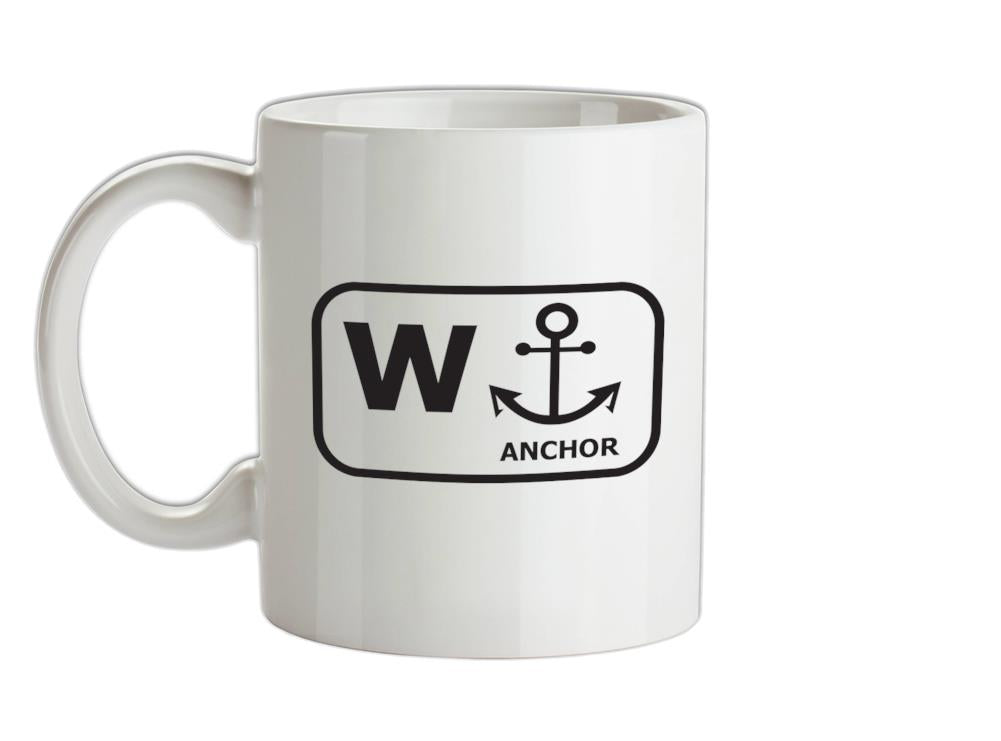 W Anchor Ceramic Mug