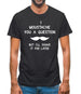 I moustache you a question. But I'll shave it for later Mens T-Shirt