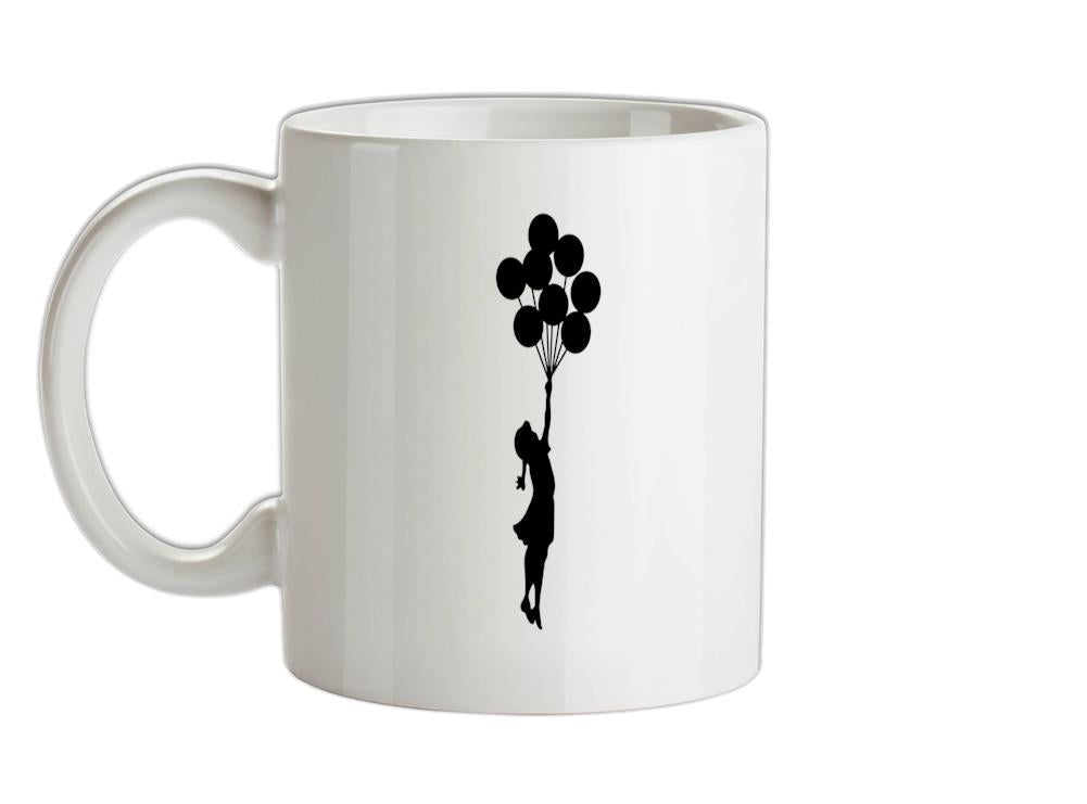 Banksy Girl Ceramic Mug