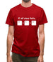 If All Else Fails, Ctrl Alt Delete Mens T-Shirt